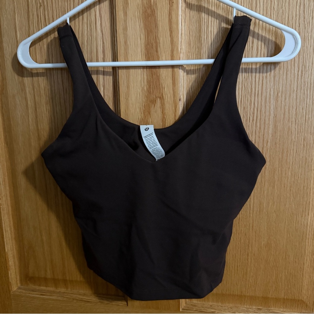 lululemon athletica Dark Brown Tank Top